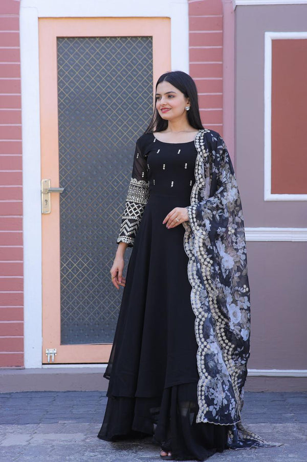 Twiffy ready to wear gown with duppata for women