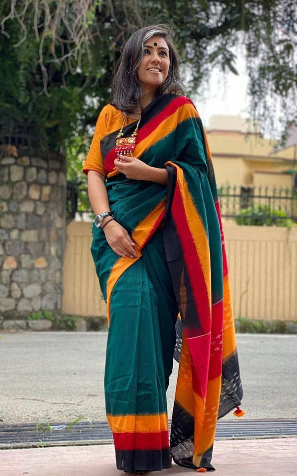 Twiffy mal mal cotton saree for women