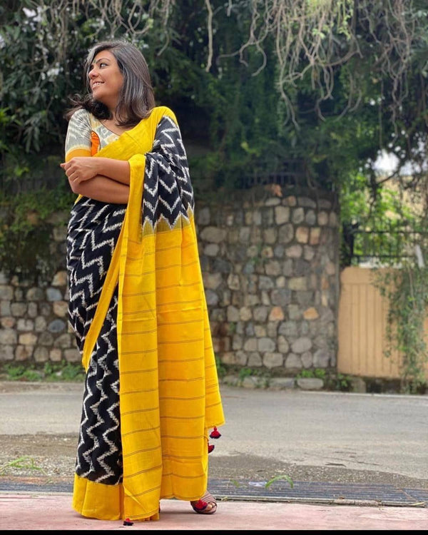 Twiffy mal mal cotton saree for women