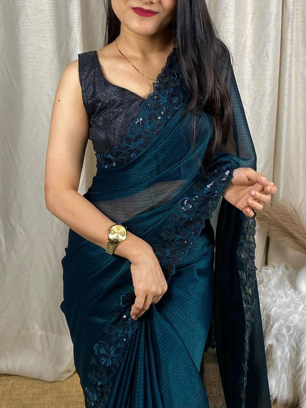 Twiffy stunning designer saree for women