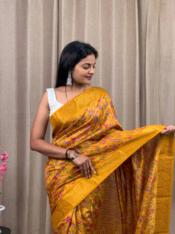 Twiffy Presents Tussar Silk Saree For Women