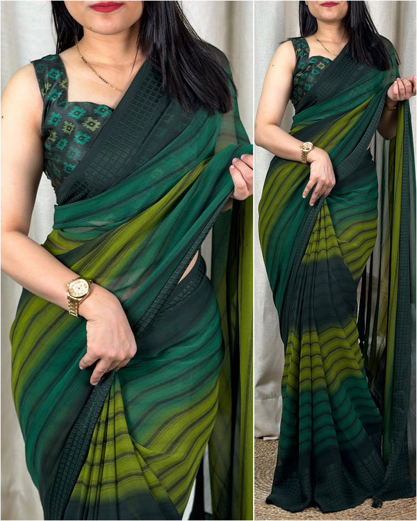 Twiffy presents Griva🦋 Georgette saree