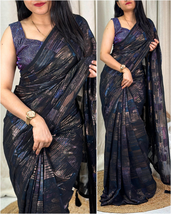 Twiffy Wrap yourself in whispers of luxury- a saree that embraces you with softness and style