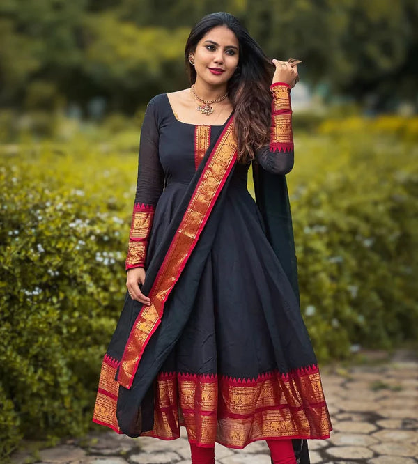 KALPNA COLLECTION PREMIUM FESTIVE ANARKALI GOWN