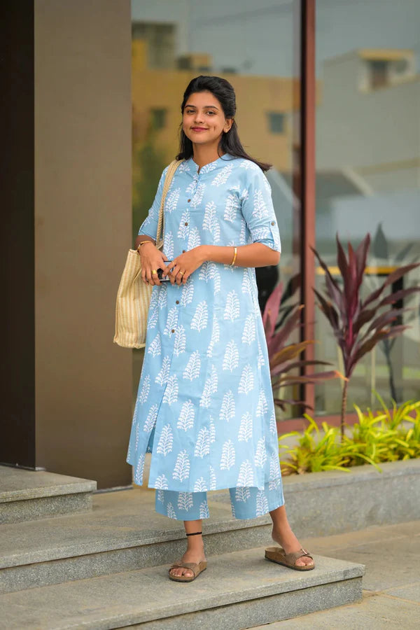 Twiffy present daily wear pure cotton cord-set.